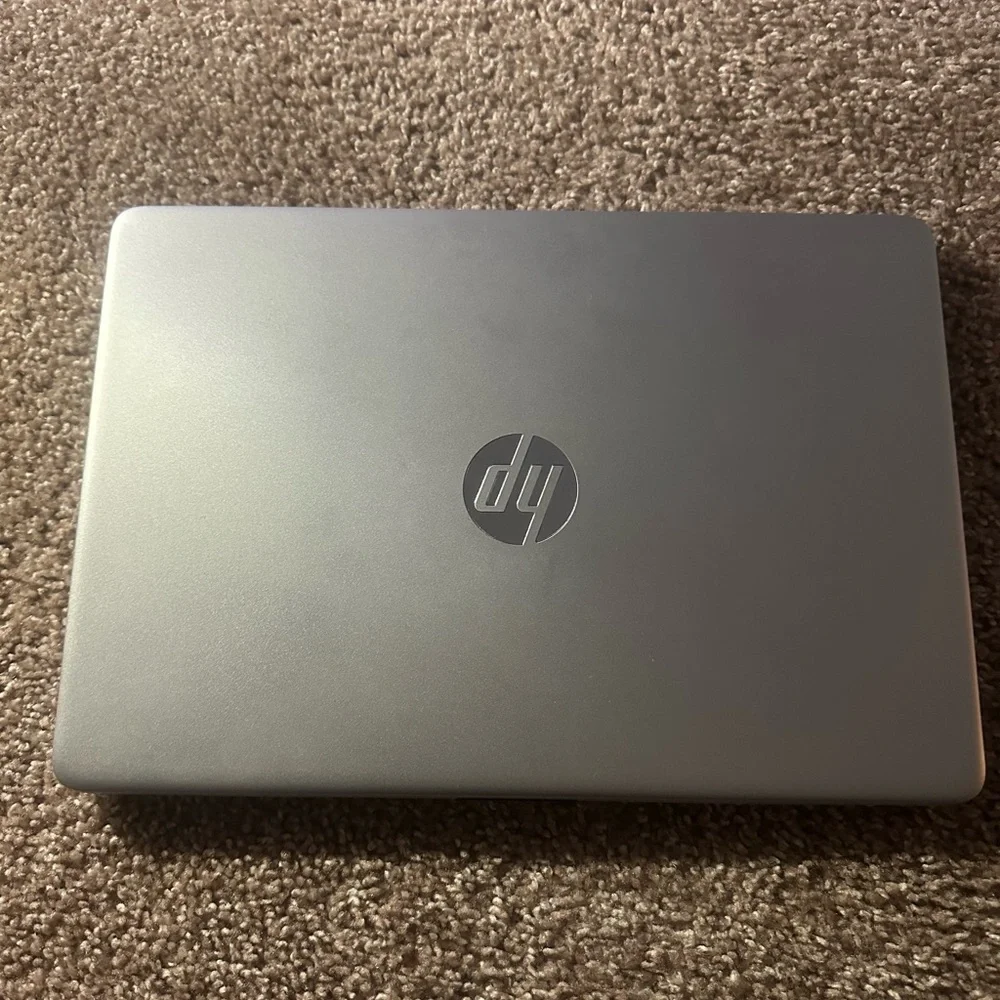 Silver Laptop with Charger